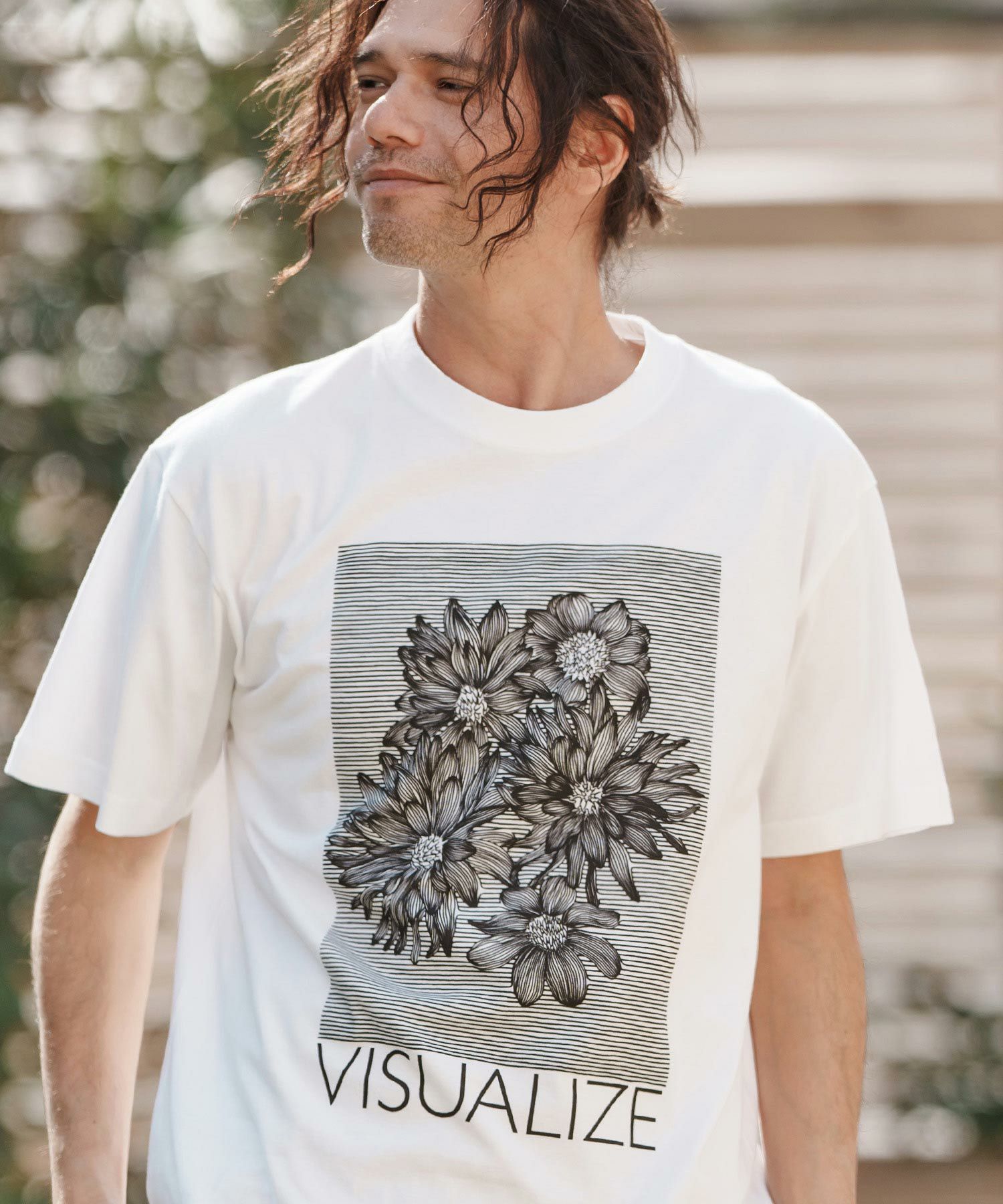 CAMBIO(カンビオ)】プリントT_VISUALIZE Tシャツ(CASD-154) | CAMBIO