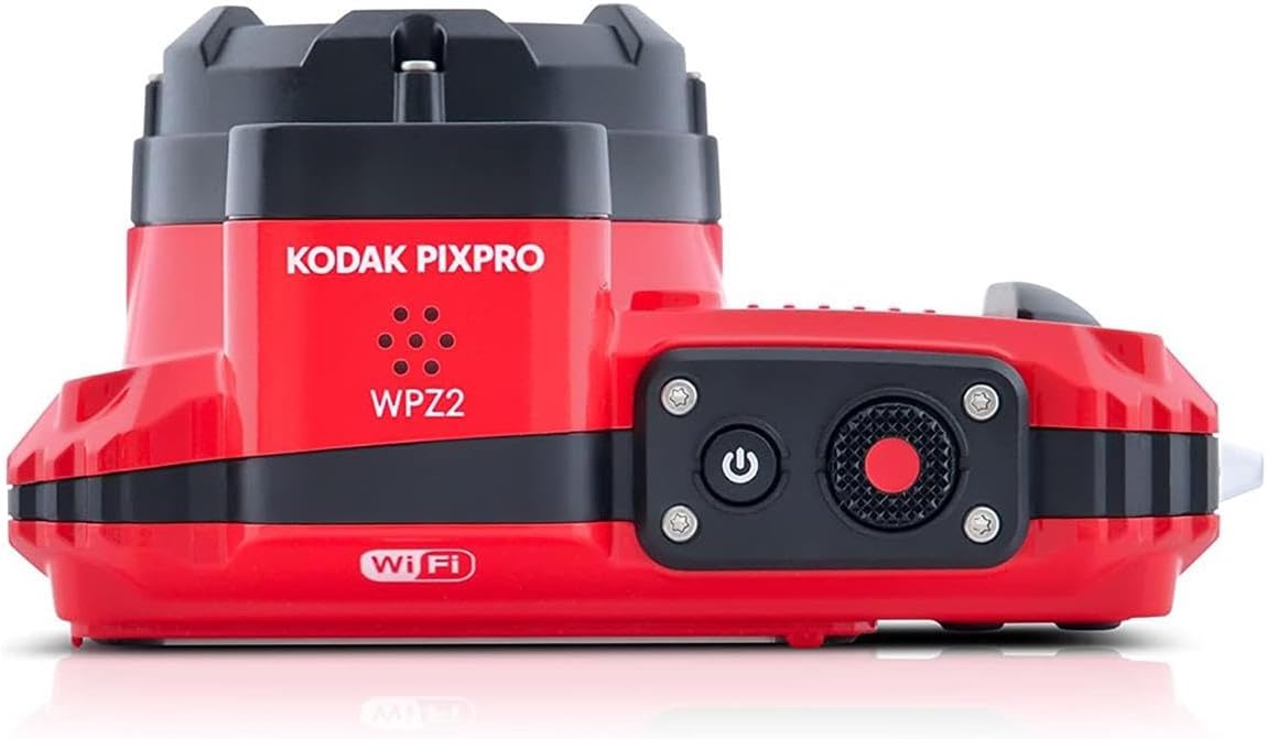 KODAK PIXPRO WPZ2 Digital Camera (Red) – 16MP and WiFi