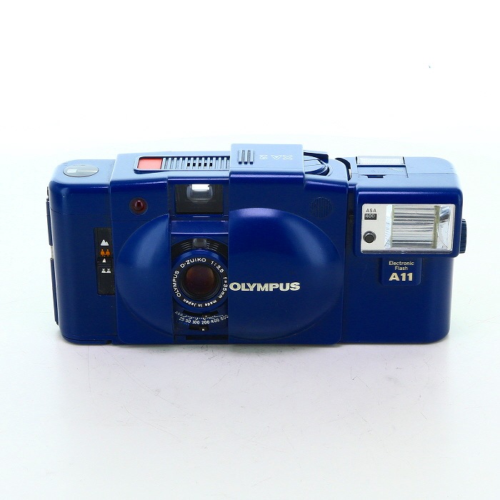 中古】(オリンパス) OLYMPUS XA2+A11 シティブルー｜ナニワグループ