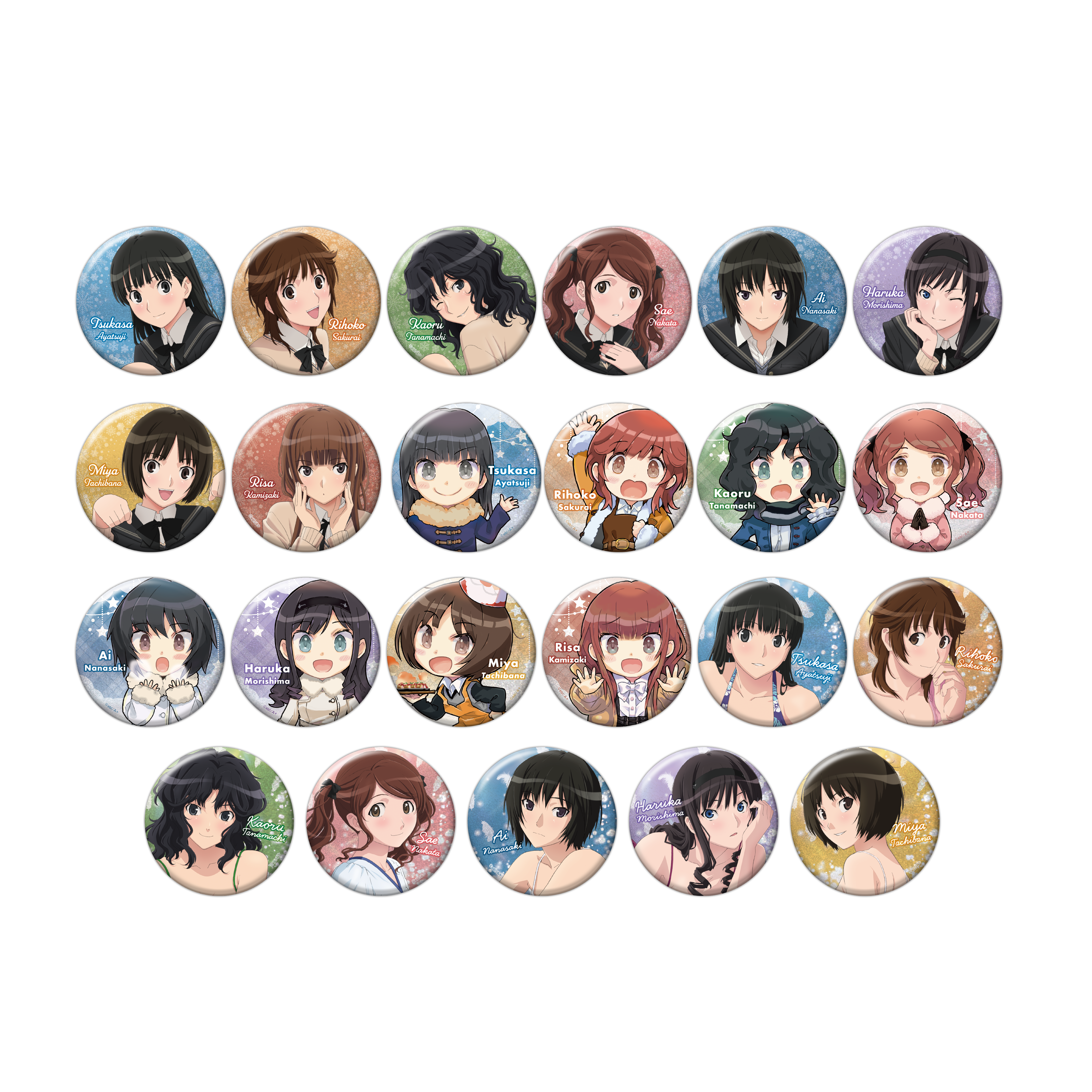 トレーディング缶バッジ（TVアニメ「アマガミSS」15周年記念イベント
