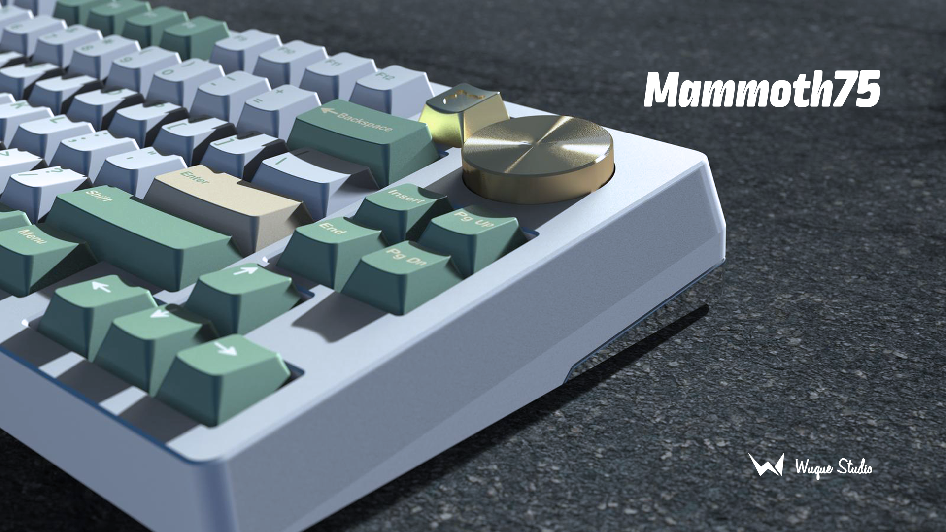 Mammoth75 with Aluminum PVD Bottom – CannonKeys