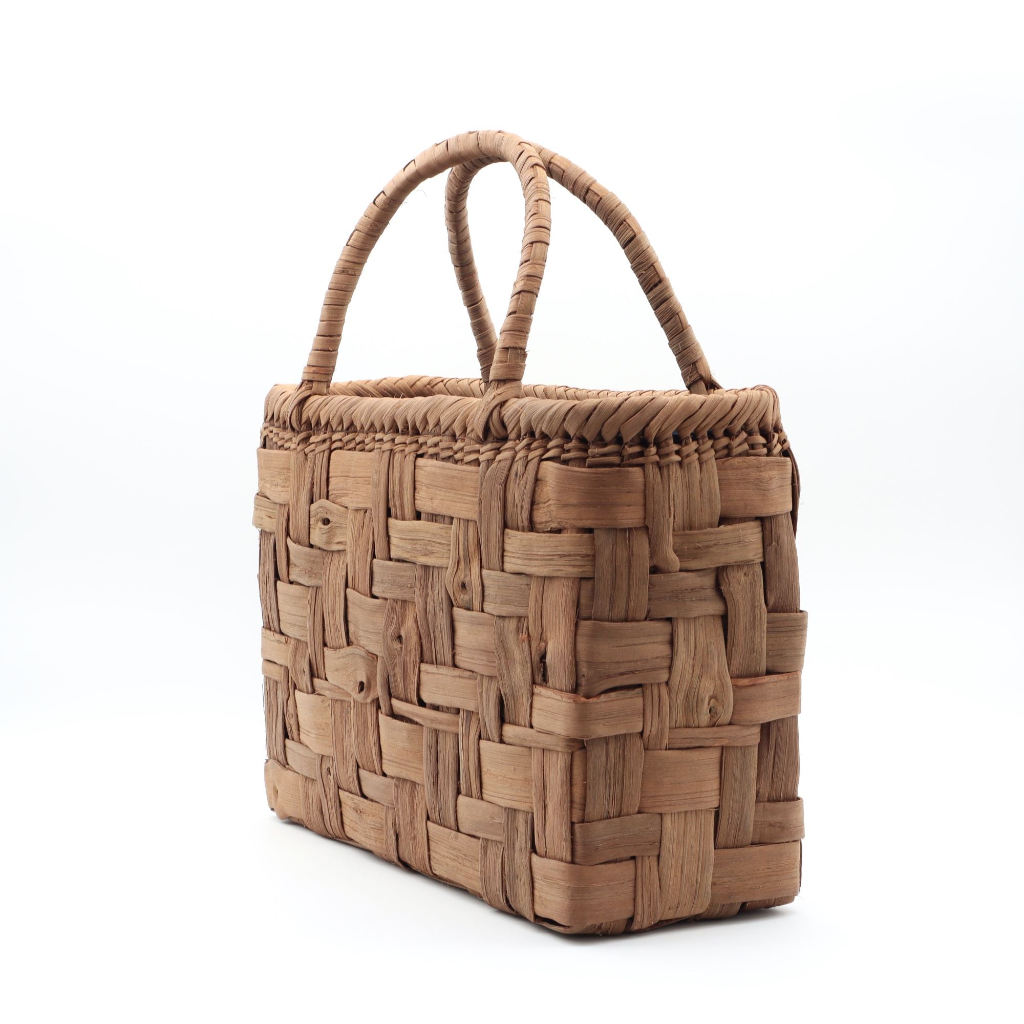 国産山葡萄かご 網代太ひご 国内採取国内製作 お修理可能 母娘孫3世代