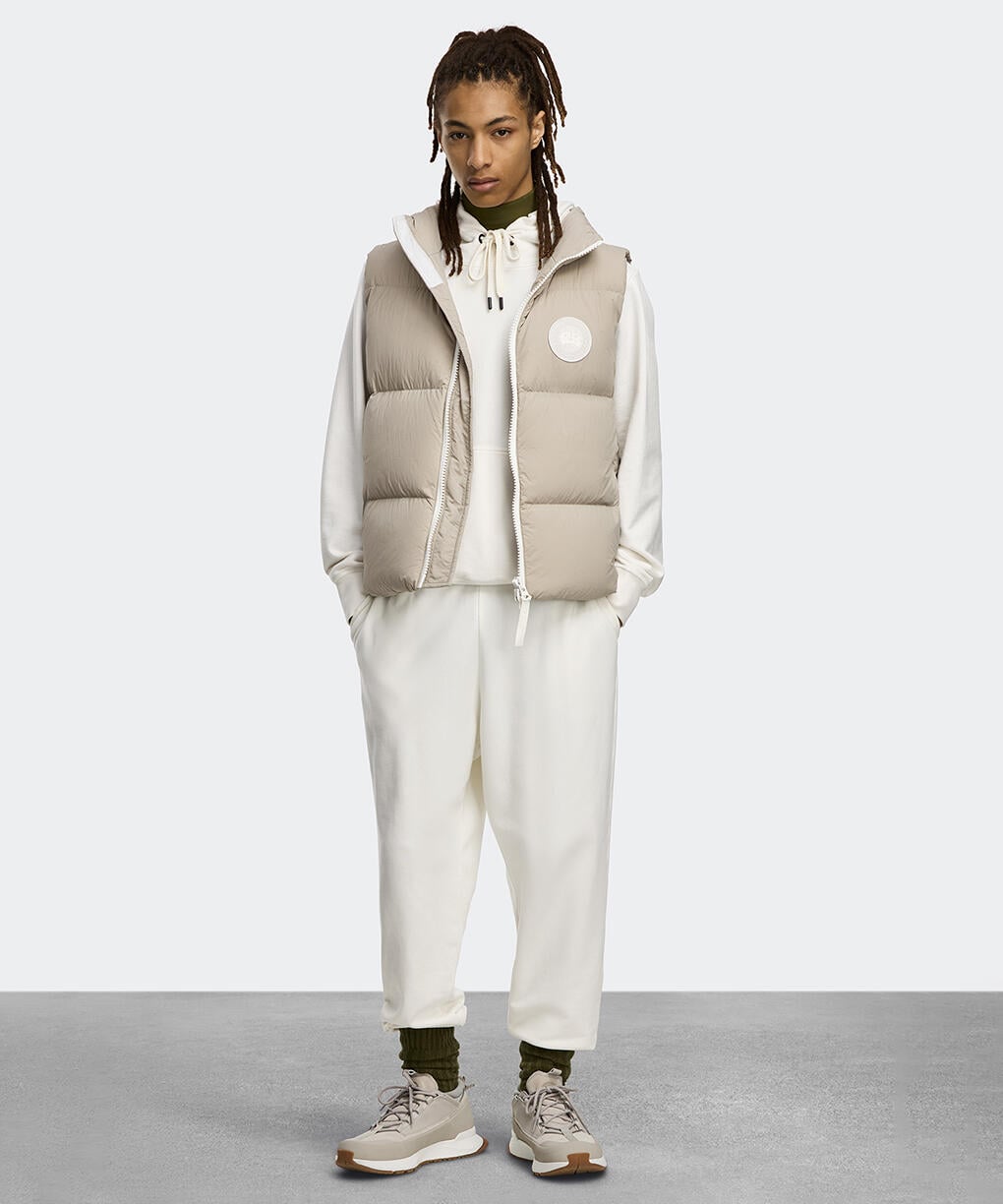 ローレンス パッファー ベスト ホワイトディスク(2804MW)｜カナダ