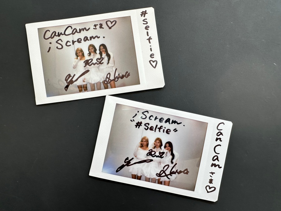 LDH発・次世代ガールズユニット「iScream」のサイン入りチェキを