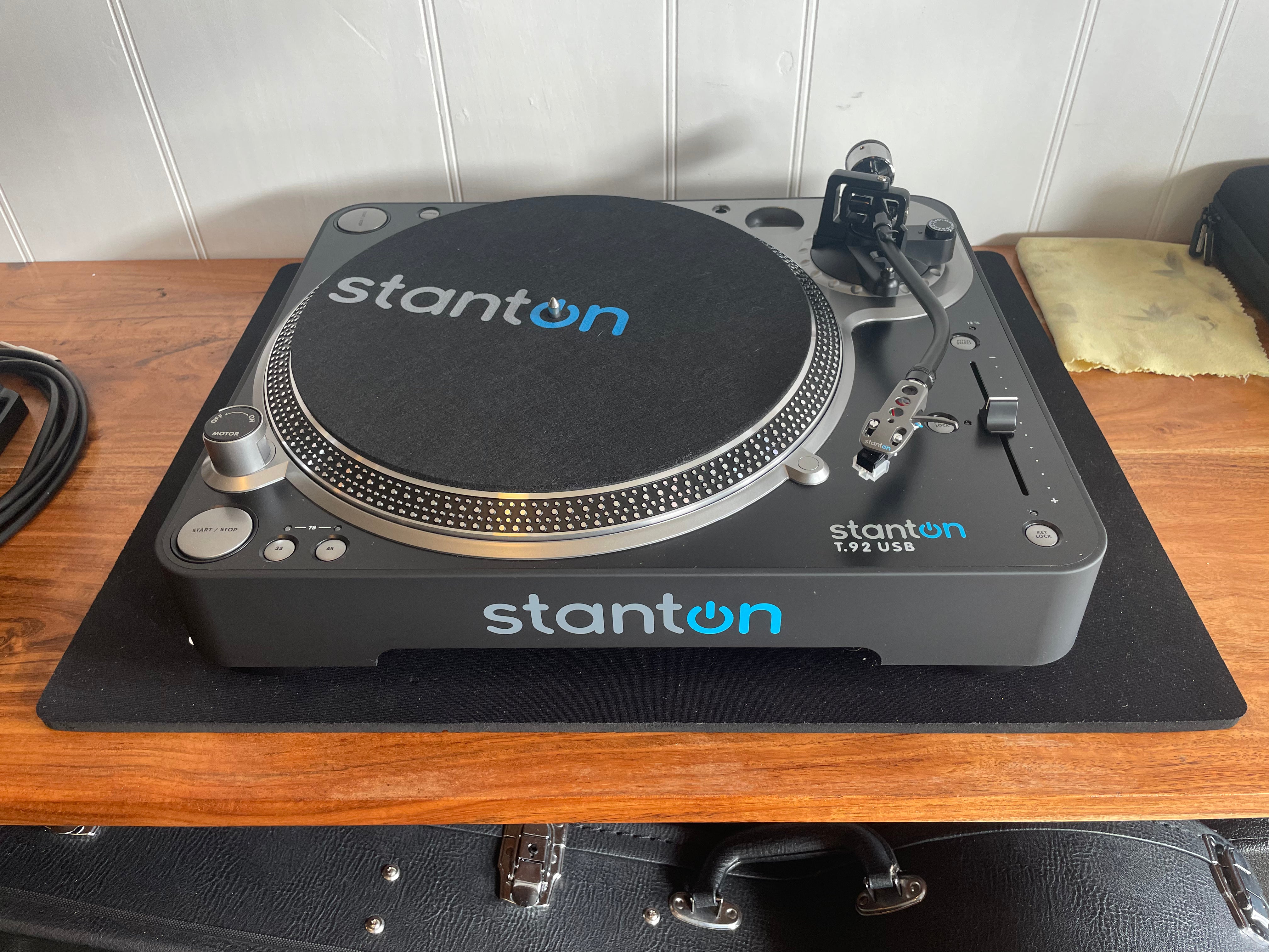 STANTON T.92 USB 動作確認・音出し確認済み USB T.92 ターンテーブル 難