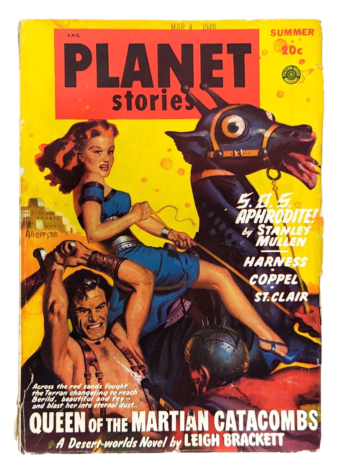 Planet Stories - Summer 1949 | Leigh Brackett, Stanley Mullen
