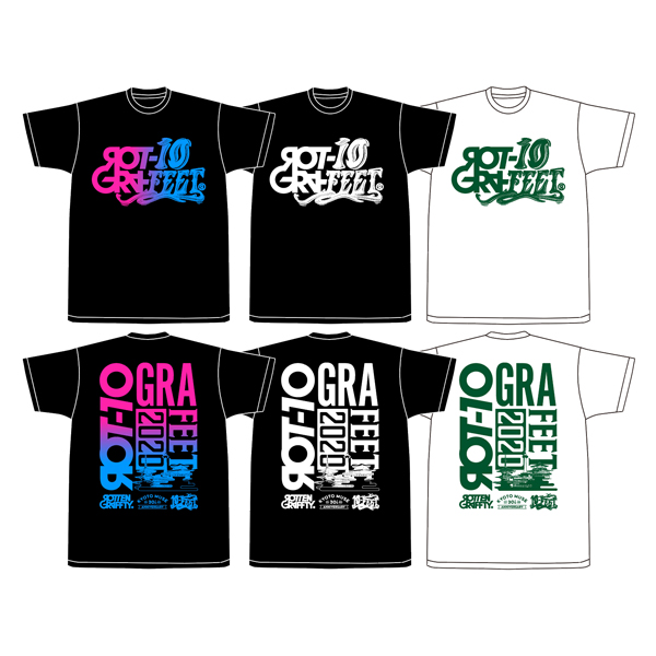 10-FEET・ROTTENGRAFFTY・KYOTO MUSE ] トリプルコラボTシャツ 《発送