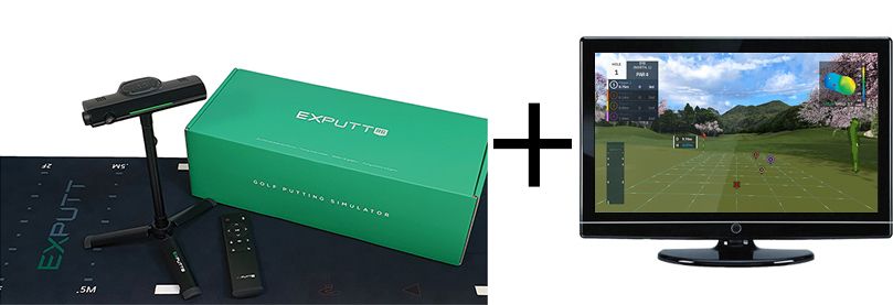 パターゴルフシミュレーター EXPUTT RG | SKYTRAKSHOP