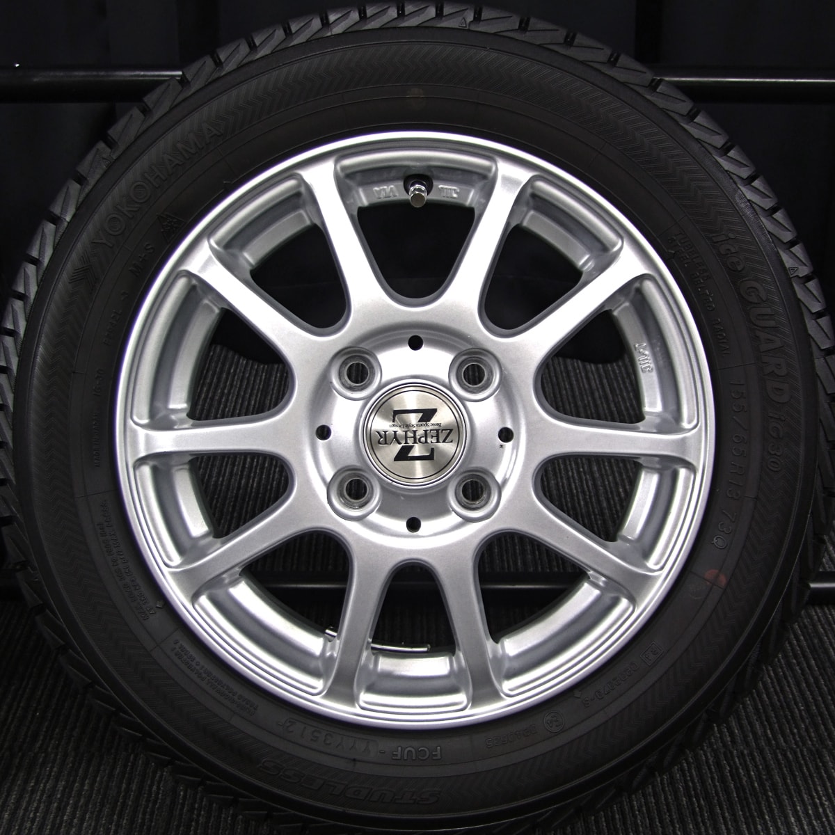 kawasaki ゼファー400 χ 04年式純正ホイール フロント リアセット 中古