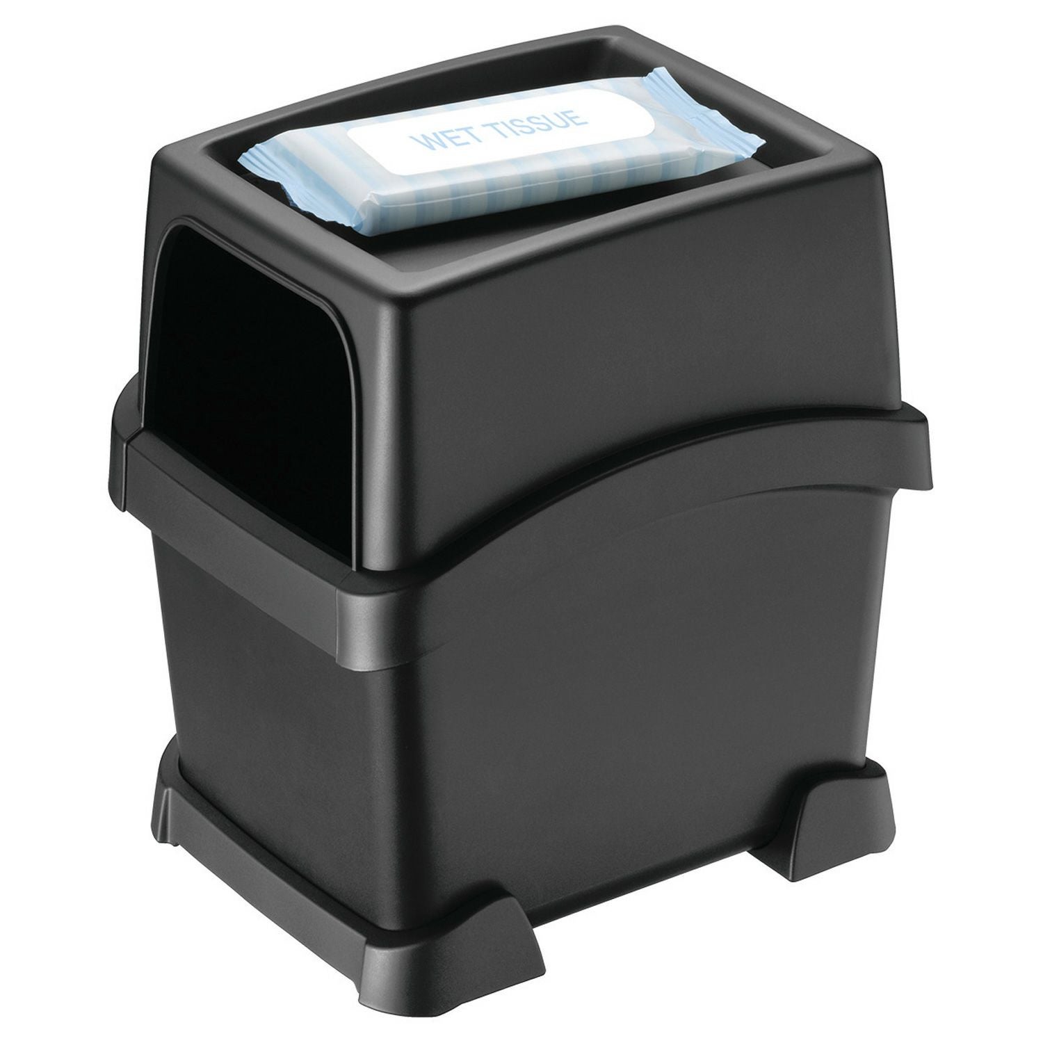 DZ573 サポーター付ゴミ箱 トレイ付き ブラック | カーメイト 公式