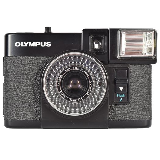 Olympus PEN EF with 28mm F3.5 D.Zuiko 35mm Camera, Black