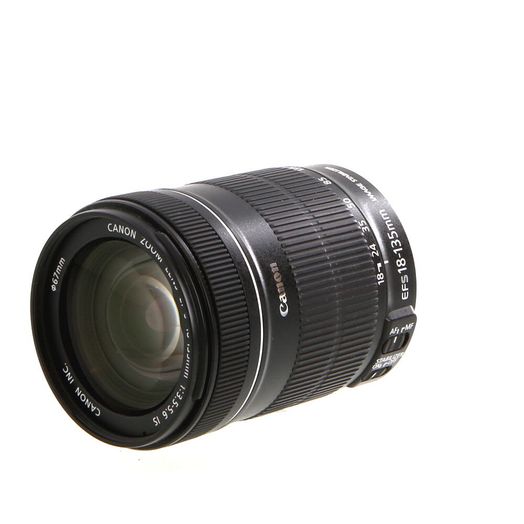 Canon EF-S 18-135mm f/3.5-5.6 IS Autofocus APS-C Lens, Black {67