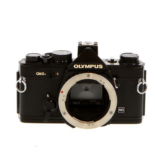 Olympus OM-2N 35mm Camera Body, Black (with Shoe 4)