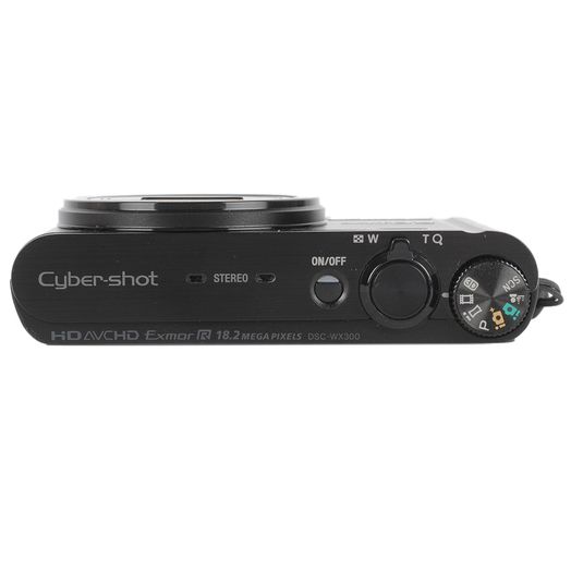 Sony Cyber-Shot DSC-WX300 Digital Camera, Black {18.2MP}