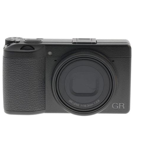 Ricoh GR III Digital Camera with 18.3mm f/2.8 Lens, Black with
