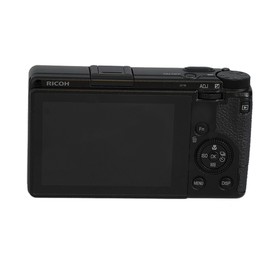 Ricoh GR IIIx Digital Camera with 26.1mm f/2.8 Lens, Black with