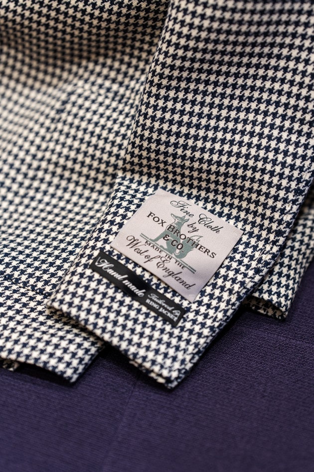 少し明るいハウンドトゥースジャケット＜BEAMS F＞＜FOX BROTHERS