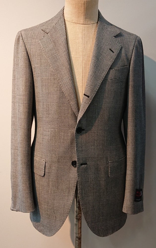 秋冬、商品紹介 リングヂャケット ハンドライン グレンプレイド スーツ