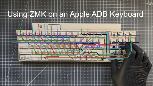Upcycling a Apple Desktop Bus keyboard (the Mac IIgs keyboard
