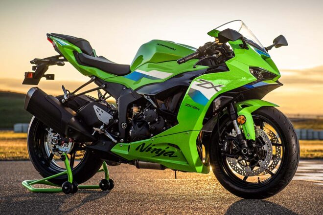 カワサキ、スーパースポーツ『Ninja ZX-6R』のカラーを変更した最新