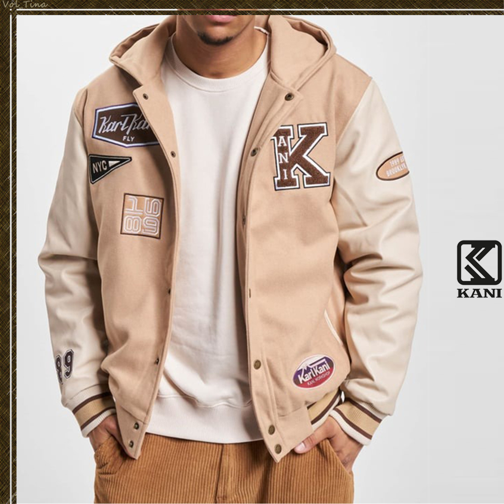 KARL KANI◇カールカナイ フーディ カレッジ ジャケット [sand] (KARL