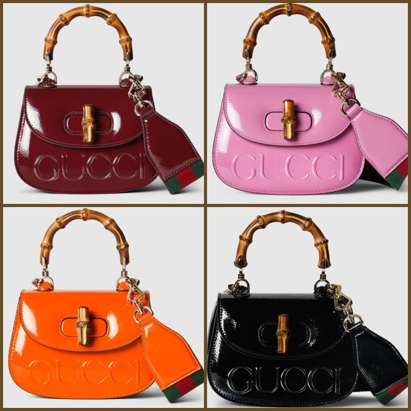 美品】GUCCI バンブー ブラック ストラップサンダル サイズ7 1/2 美品