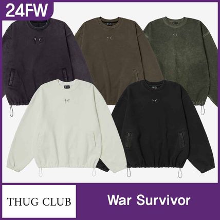 ブラック（黒）系 Thug Club(サグクラブ) スウェット・トレーナー