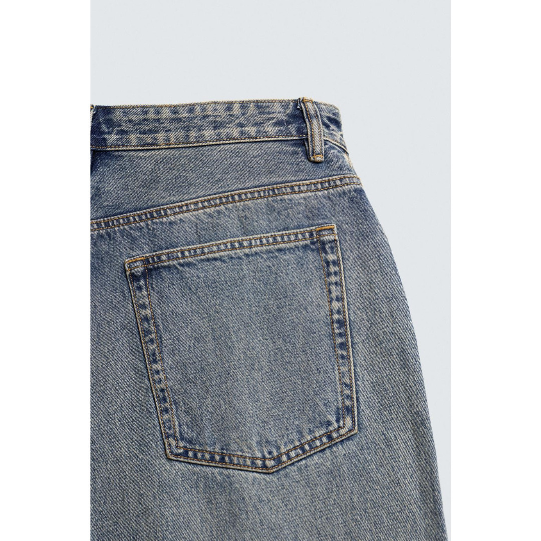 ZARA］ヴィンテージ加工 バギーフィットジーンズ (ZARA/デニム