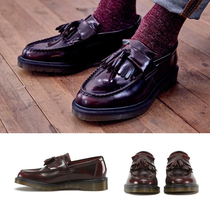 Dr Martens☆ADRIAN☆タッセル ローファー☆兼用☆2色 (Dr.Martens