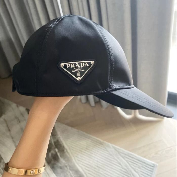 ☆Prada プラダ☆Re-Nylon ベースボールキャップ ブラック (PRADA