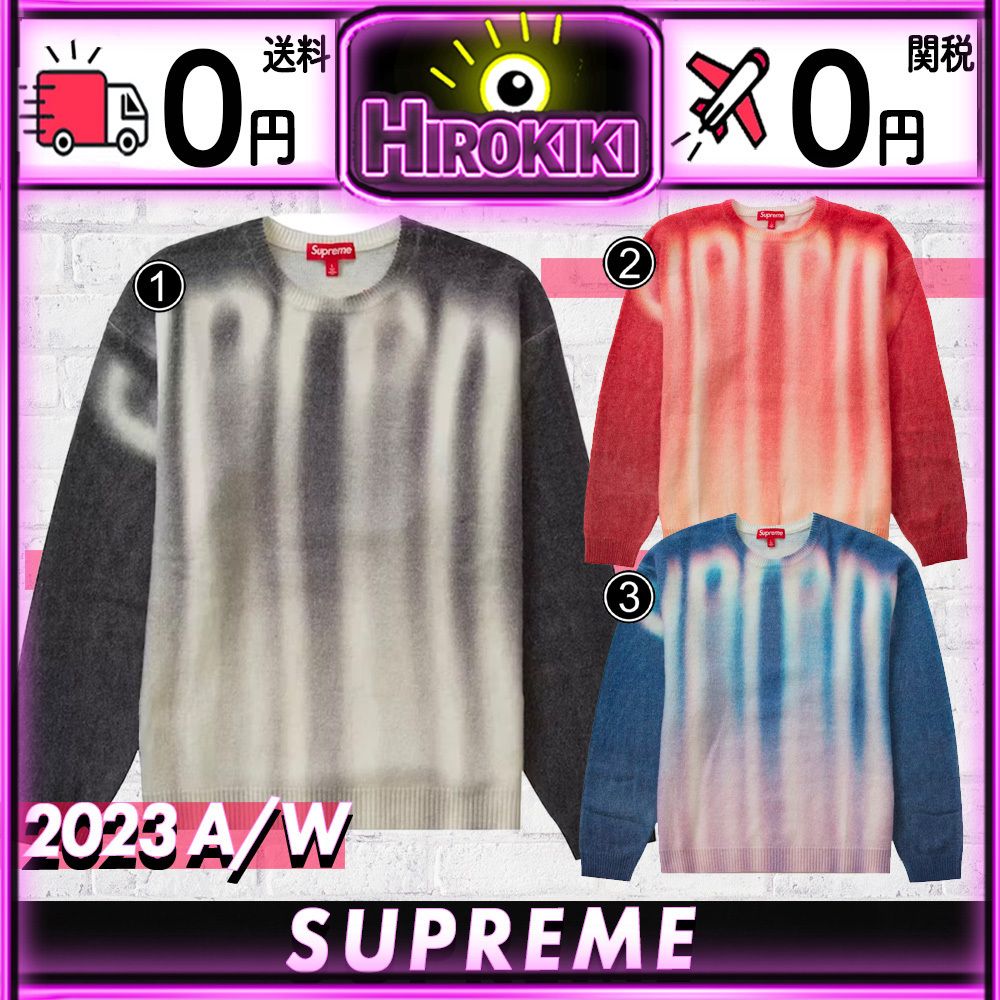 本物保証 /関税・送料無料】Supreme Blurred Logo Sweater (Supreme