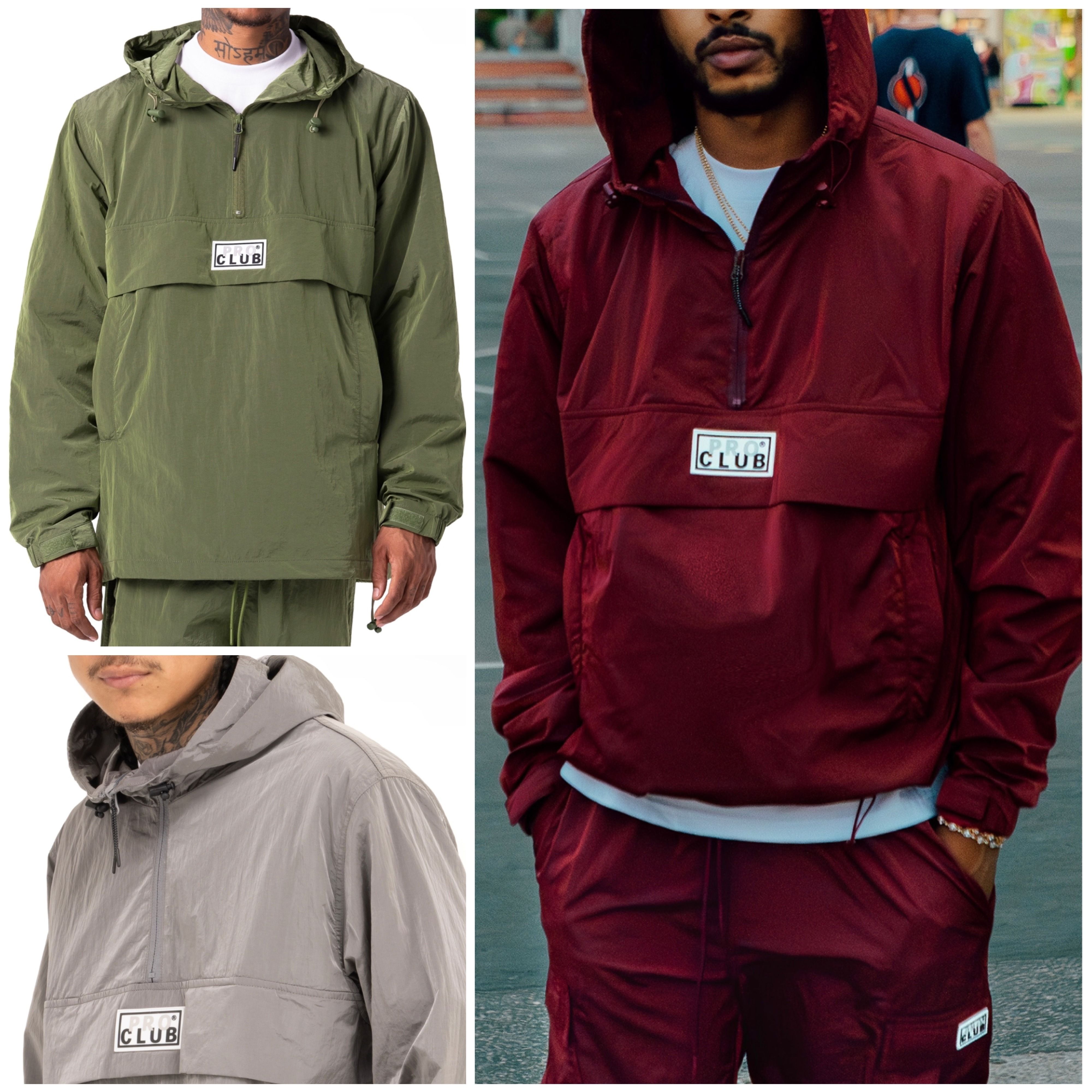 PRO CLUB ナイロン アノラック 6色 関税送料無料 (PRO CLUB/ジャケット