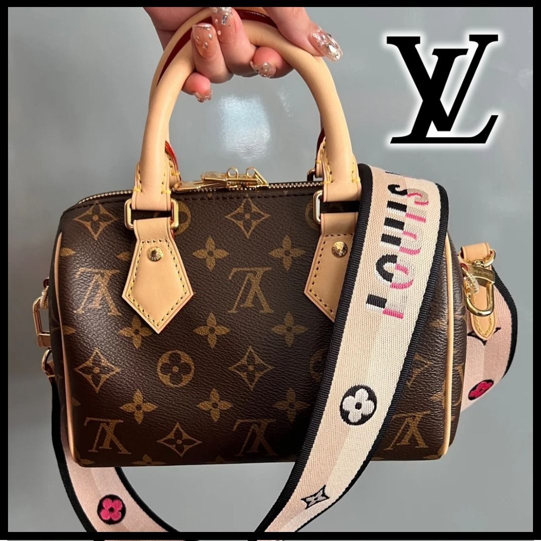 肩紐が可愛い♪】ルイヴィトン スピーディー ショルダーバッグ (Louis