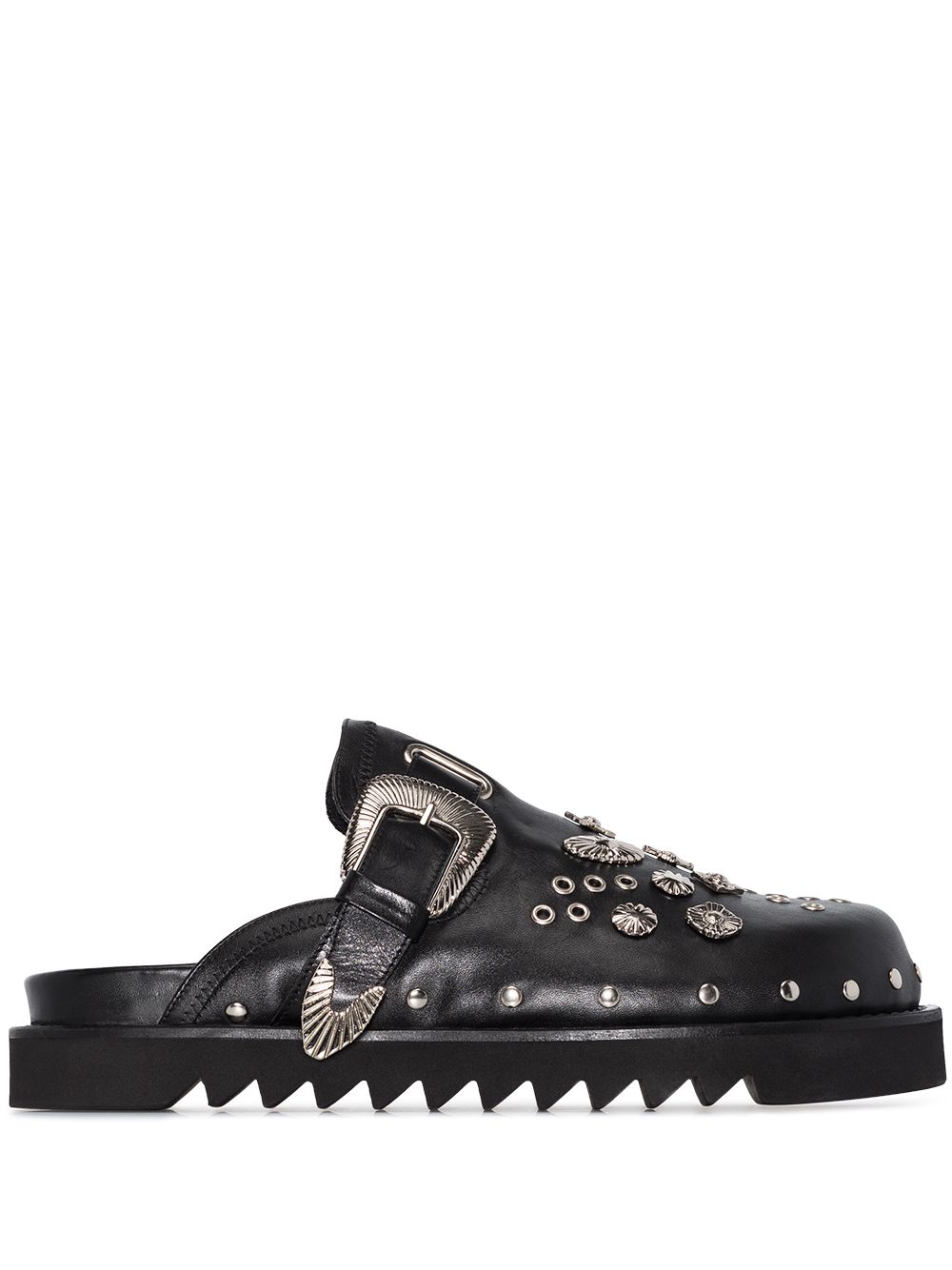 Toga Virilis Studded Slippers | Black | FARFETCH