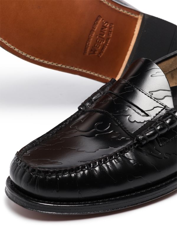 G.H.Bass x Maharishi Weejun Larson ローファー | ブラック | FARFETCH JP