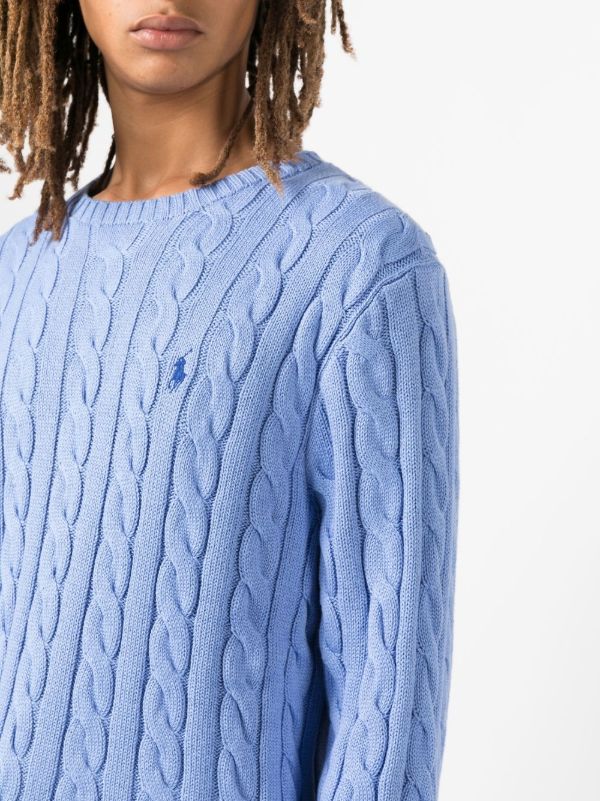 Polo Ralph Lauren cable-knit Sweater | Blue | FARFETCH