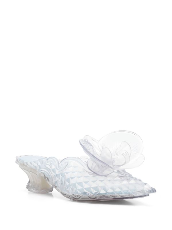 Y/Project x Melissa フローラル ミュール | ニュートラル | FARFETCH JP