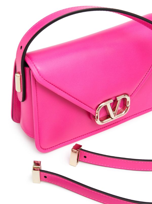 Valentino Garavani Small Letter Shoulder Bag | Pink | FARFETCH