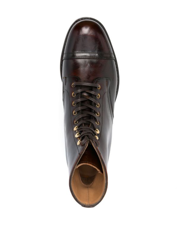 Ralph Lauren RRL レースアップ レザーブーツ | ブラウン | FARFETCH JP