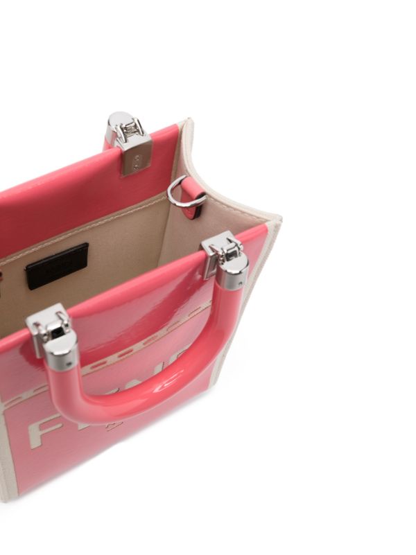 FENDI ロゴ ショルダーバッグ | ピンク | FARFETCH JP