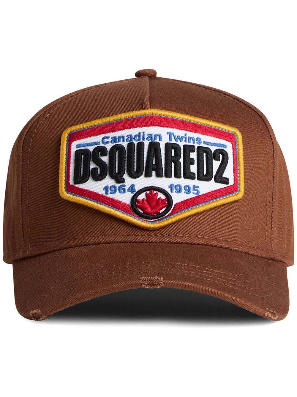 DSQUARED2 logo-patch Baseball Hat | Brown | FARFETCH