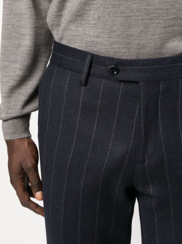 Lardini ピンストライプ ダブルスーツ | ブルー | FARFETCH JP