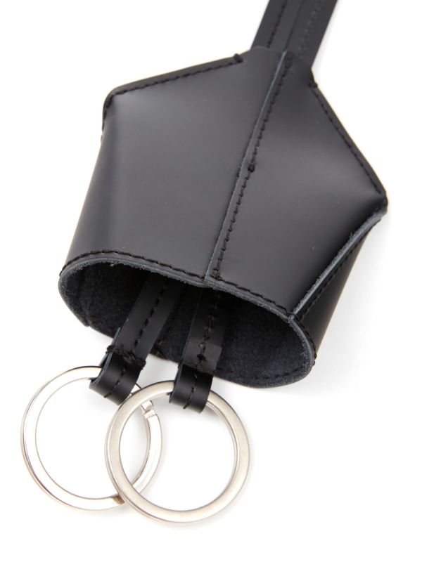 MM6 Maison Margiela レザーネックストラップ | ブラック | FARFETCH JP