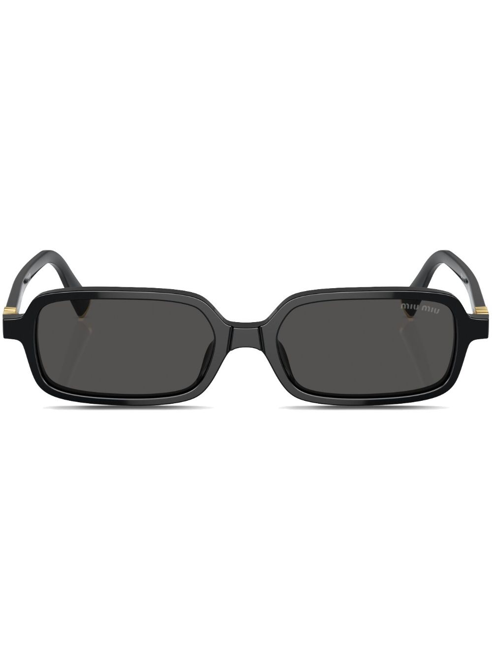 Miu Miu Eyewear スクエアフレーム サングラス | ブラック | FARFETCH JP