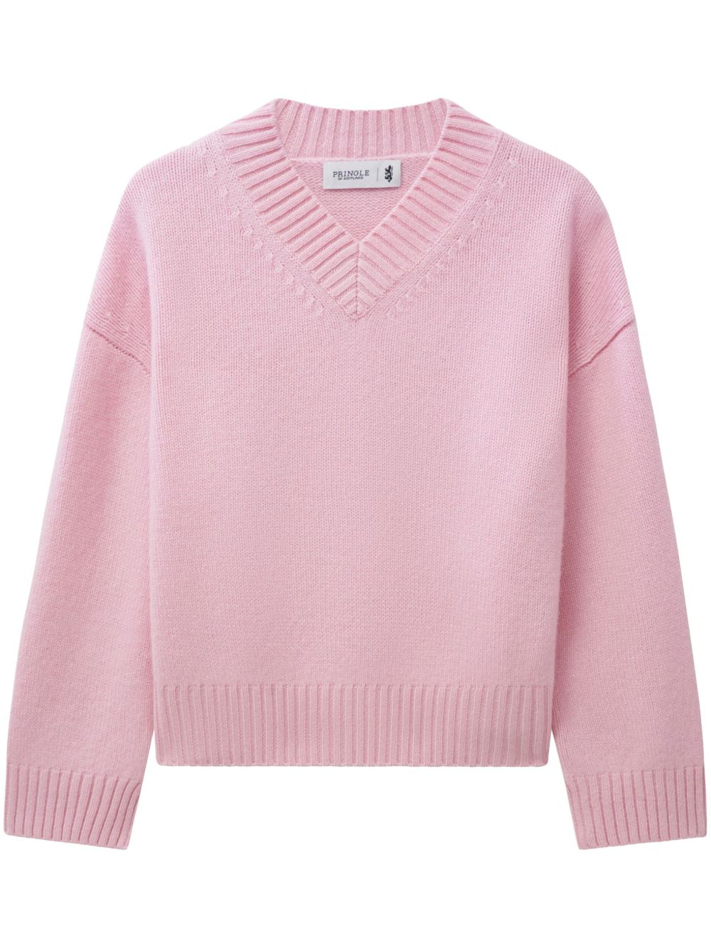 Pringle Of Scotland V-neck Cashmere Sweater | Pink | FARFETCH
