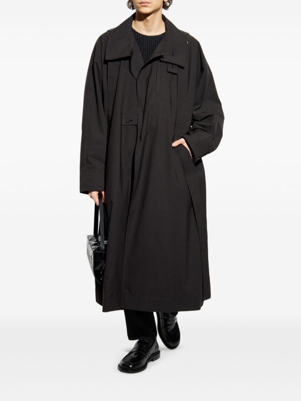 Homme Plissé Issey Miyake Parachute コート | ブラック | FARFETCH JP