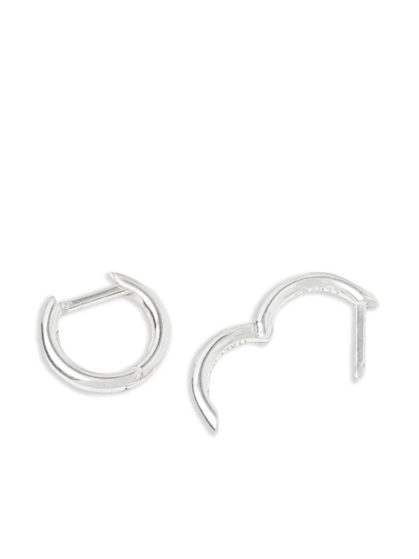 Hatton Labs Curve ピアス | シルバートーン | FARFETCH JP