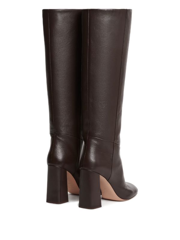 Fabiana Filippi レザーロングブーツ | ブラウン | FARFETCH JP