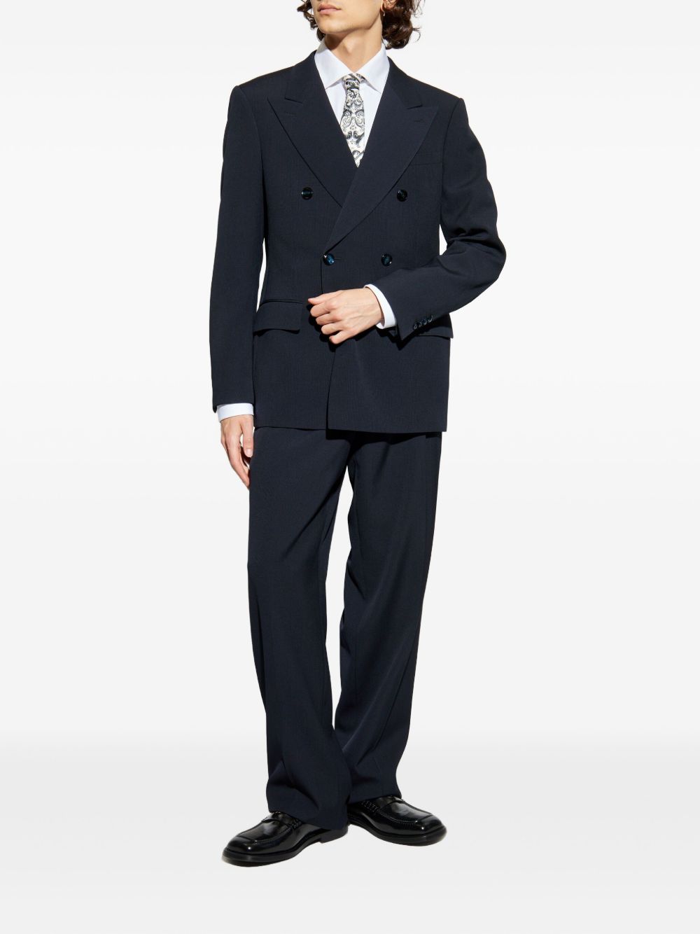 Giorgio Armani ダブルスーツ | ブルー | FARFETCH JP