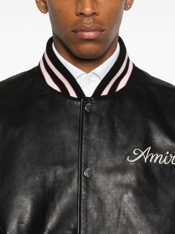 AMIRI スタジアムジャンパー | ブラック | FARFETCH JP